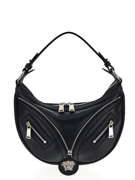 versace hobo repeat|Repeat Hobo Bag Black .